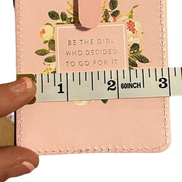 NEW Nanette Lepore Travel Set, Passport Case & Luggage Tag, Pink - Picture 7 of 8